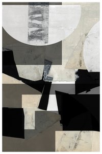 Abstrakt geometrisk collage av cartissi