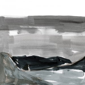 Abstrakta grå berg av cartissi