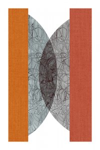 Abstrakt orange geometri av cartissi