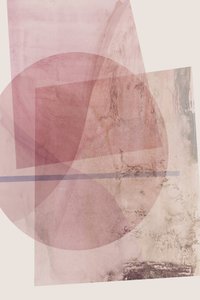 Abstrakta rosa former av cartissi