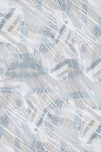 Geometrisk abstrakt konst i kalla färger