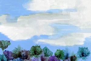Drömmande blommig himmel av cartissi