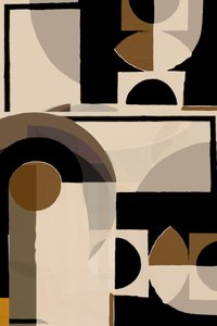 Jordnära geometrisk abstraktion av cartissi