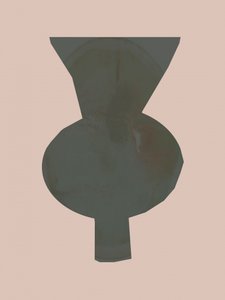Elegant abstrakt vas av cartissi