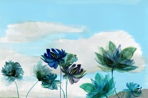 Eteriska himmelsblommor av cartissi