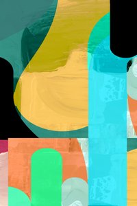Flytande abstrakt design av cartissi