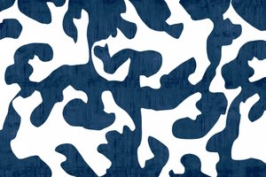 Flytande indigomönster av cartissi