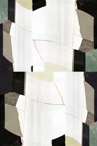 Geometrisk abstrakt konst i flera lager av cartissi
