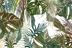 Frodiga tropiska blad av cartissi