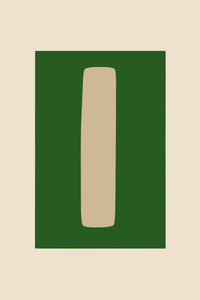 Minimalistisk grön form av cartissi