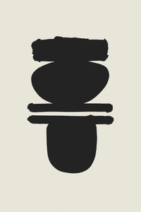 Minimalistiska staplade former