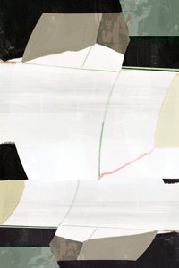 Dämpad geometrisk abstrakt konst av cartissi