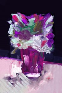 Färgsprakande abstrakta blommor av cartissi