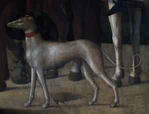 Hund, detalj från Crucifixion