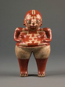 Kvinnofigur, sen formativ period, ca 500-0 f.Kr (keramik) av culture Chupícuaro