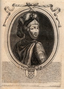 Porträtt av Filip III av Frankrike, dit Philippe le Hardi (1245-1285) (kapetianernas dynasti) - Filip III kallad den djärva kungen av Frankrike - gravyr från 