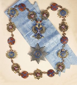 Insignier av Aposteln den Förste Andreasorden, andra hälften av 1800-talet.