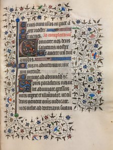 Timbok (Användning av Paris): Dekorerad initial