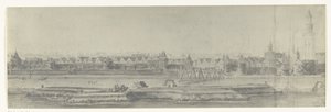Utsikt över Kampen, 1672 Foton av teckningar av den franska invasionen av Nederländerna 1672 av Adam Frans van der Meulen bevarade i Manufacture des Gobelins (serietitel)