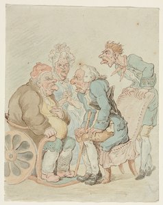 Läkare av imitator of Thomas Rowlandson