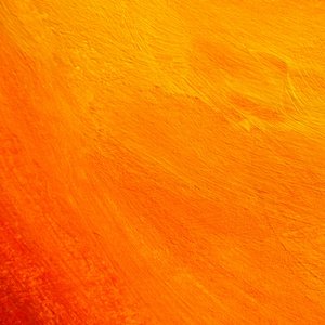 Livfull abstrakt målning i orange av jarotdjunaedi
