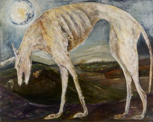 Gothic Hound, 2017 (olja på duk)