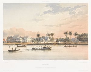 Regeringshuset och torg i Paramaribo Utsikter från Nederländernas Västindien (serietitel)