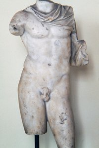 Mansfigur, romersk staty från grekiskt original, romersk civilisation