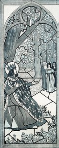 Någon som åkt härifrån? ord av Ludvig IX dit Saint Louis (1214-1270) som gjorde rättvisa vid foten av en ek för att uppmuntra befolkningen att berätta sina klagomål. Illustration av Job (Jacques Marie Gaston Onfray och Breville) (Jacques-Marie) (1858-1931) av pseudonym for Onfray de Breville Jacques Job