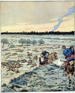 Slagskepp? Det finns inget mer! En generals svar till en officer som begärde förstärkning i slaget vid Reichoffen, känd för sin tunga plikt 1870. Illustration av Job (Jacques Marie Gaston Onfray och Breville) (Jacques-Marie) (1858-1931) för t. av pseudonym for Onfray de Breville Jacques Job