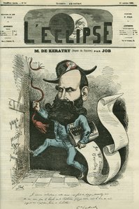 Tecknad av Emile Keratry (1832-1904), fransk politiker. Omslag i "" L