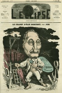 Elie Berthet, fransk man av bokstäver. Omslag i "" L