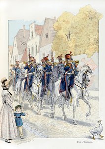 Illustration från boken "A la Glory des Betes"" text av A Fabre, teckningar av Jacques Marie Gaston Onfray de Breville dit JOB (1858-1931), förlag Maison Alfred Mame et fils: L