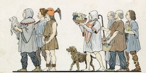 I "Frankrike, hans historia berättad av G. Montorgueil, bild av Job"" 1896. Privat samling. av pseudonym for Onfray de Breville Jacques Job