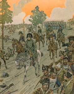 Jacques Marie Gaston Onfroy de Breville dit JOB (1858-1931) - History of Belgium: Waterloo on the Evening of the Battle (18 juni av pseudonym for Onfray de Breville Jacques Job