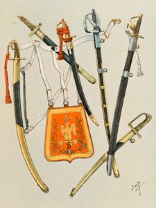 Jacques Marie Gaston Onfroy de Breville dit JOB (1858-1931) - Alltid franska truppers outfit: Arms of Troops, Group 1, Private Collection av pseudonym for Onfray de Breville Jacques Job