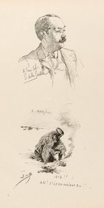 Porträtt av Job (Jacques Marie Gaston Onfroy de Breville av pseudonym for Onfray de Breville Jacques Job