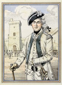 Porträtt av Theophile Malo Corret de La Tour (eller Latour) d