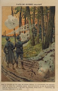 WW1: Hjältemodiga officerare (illustration) av pseudonym for Onfray de Breville Jacques Job