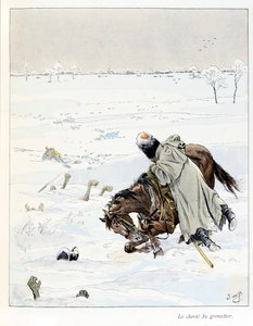 Illustration från boken "A la Glory des Betes"" text av A Fabre, teckningar av Jacques Marie Gaston Onfray de Breville dit JOBB