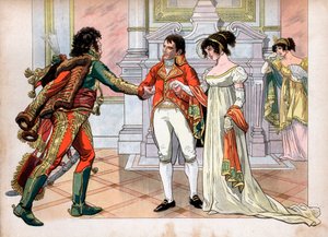 Den förste konsul Napoleon I Bonaparte av pseudonym for Onfray de Breville Job