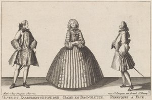 Jacka och Guldduk Facing/Lady in Bagnolette/Faced Peruker