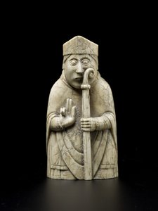 Lewis Chesspiece - Bishop (valross elfenben)