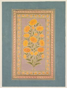 Blommande ringblomma av style of Hunhar II