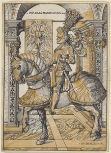 Ryttarporträtt av kejsaren Maximilian I