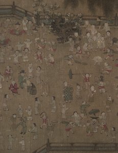 Hundra barn leker av tradition of Su Hanchen