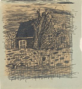 Hus av unknown (signed by artist)