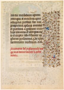 Blad från en timbok: Text (verso)