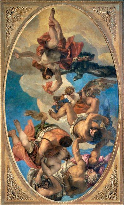 Jupiter straffar lasterna... av (1528 88) Veronese
