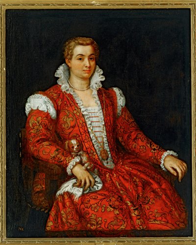 Livia Colonna ... (målning på duk) av (1528-88) Veronese